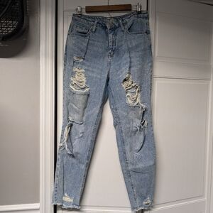 Wild Fable Light Blue Distressed Boyfriend Jeans